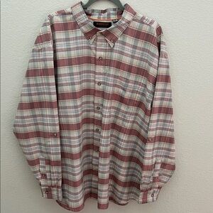 “Ridgecut Toughwear Men’s 3XL Plaid Work / Outdoor Button-Up Shirt — Polyester”